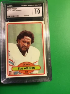 1980 topps # 231 tim wilson cgc gem mint 10 - Picture 1 of 4