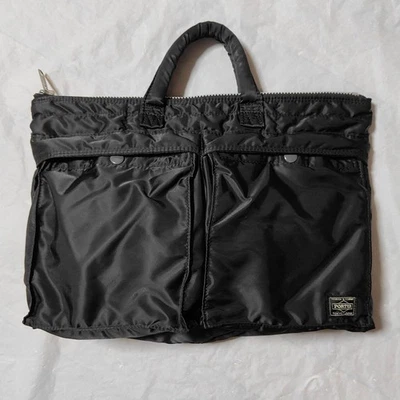 Bolsa Tote Porter Tanker por Yoshida Kaban, Preta, Usado, Bom Estado Japão - Imagem 1 de 4