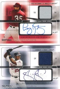 Casey Kotchman 2005 Skybox Autographics Signature Silver Auto graph Jersey #/100 - Picture 1 of 1