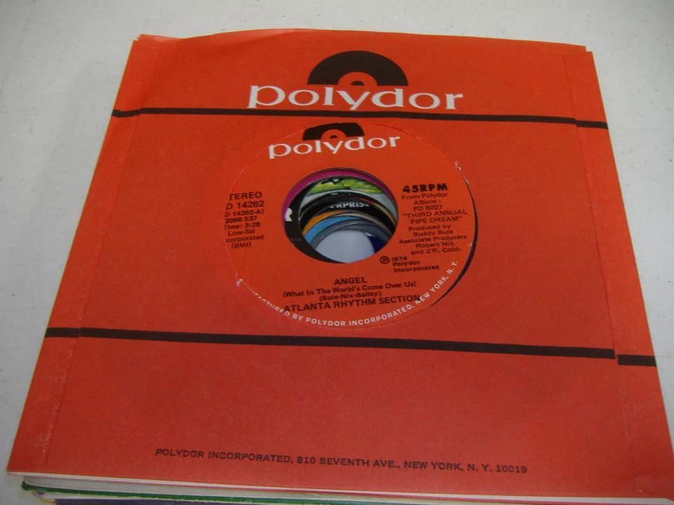 Rock UNPLAYED NM! 45 ATLANTA RHYTHM SECTION Angel on Polydor - Image 1 of 1