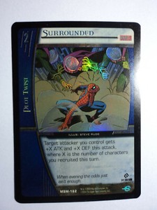 2004 MARVEL VS SYSTEM - WEB OF SPIDER-MAN - ( 1st Ed ) -  COMMON FOIL - MSM-162 