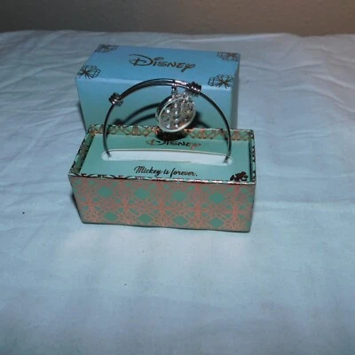 Pulsera Ajustable Disney Unwritten MICKEY IS FOREVER Cristal Flotante Recorte Foto 1 de 4