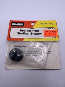 NEU Dubro Ersatz Gummi Glühen Kraftstoff Stopfen für alle Dubro Flugzeug Kraftstoff Ta... - Bild 1 von 2