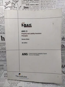 AINS 21 PROPERTY AND LIABILITY INSURANCE 5TH EDITION BY By Aicpcu; American - Bild 1 von 12