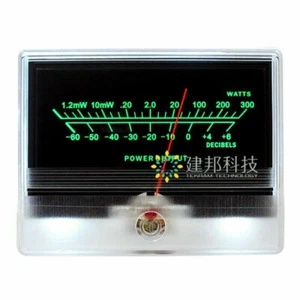 TN-90A VU Header Panel Meter DB Audio Chassis Power Amplifier w/ Backlight LED - Picture 1 of 4
