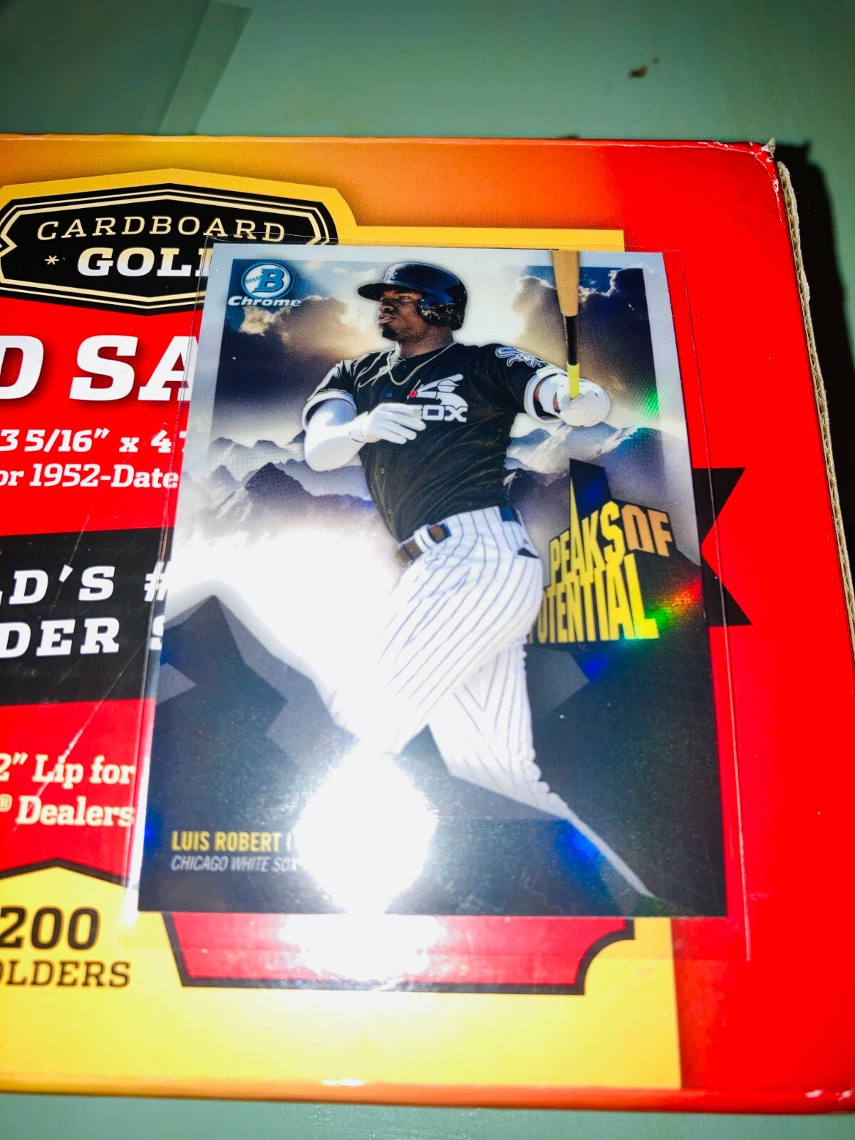 2018 Bowman Chrome Luis Robert Peaks of Potential Insert 18A4