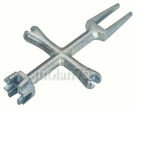 4 Way PO Plug Bath Tub Drain Wrench Remove Install Strainer Spud 4 in 1 Tool - Picture 1 of 6