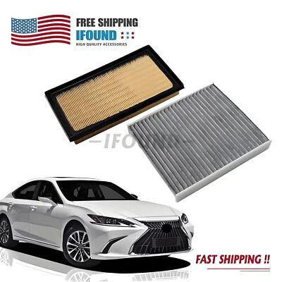 Engine & Cabin Air Filter Combo Fits Lexus 21-24 ES250 19-24 ES300H 19-22 UX200 Foto 1 de 4