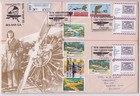 Stamps Australia various on cover 75th anniversary 1st powered flight registered