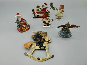 Weihnachtsdeko Zinnfiguren Konvolut Ornamente Standfiguren Wilhelm Schweizer ua - Bild 1 von 21