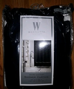 WAMSUTTA BARATTA STITCH STALL SHOWER CURTAIN - Picture 1 of 6