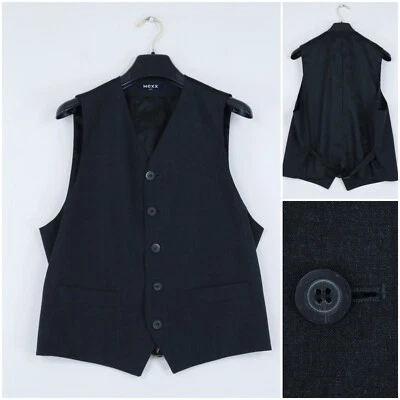 Mens Waistcoat Medium Size UK 40 Grey MEXX Formal Wool Dress Vest - Image 1 of 4