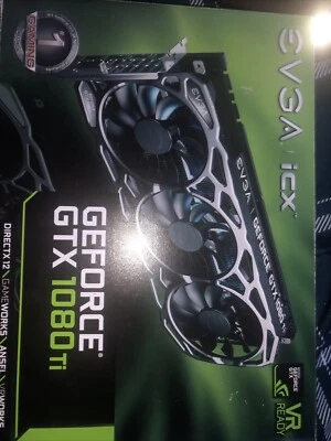 Tarjeta de gráficos EVGA GeForce GTX 1080 Ti FTW3 11 GB GDDR5X GPU VR lista probada Foto 1 de 3