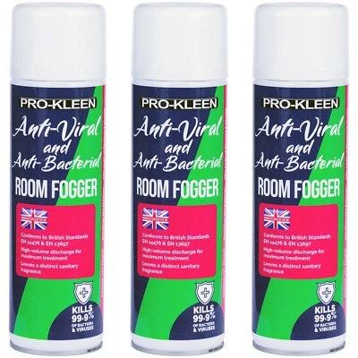 ProKleen Room Fogger Anti Viral Bacterial Fresh Air Sanitiser Home Office Car - Image 1 of 4