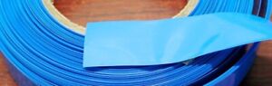 Schrumpfschlauch - PVC Heat Shrink Tube - Blau / Blue - Länge: 1 Meter - Breite 