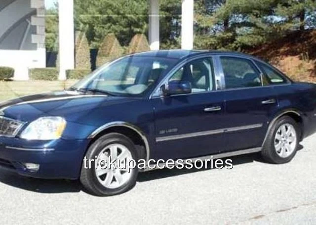 PILLAR POST SET FOR MERCURY MONTEGO 05-07 Mirror Polish Stainless Steel SET/4 - Imagem 1 de 1