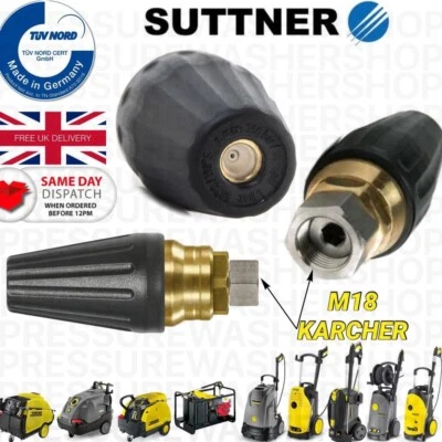 SUTTNER PA UGELLO SUTTNER TURBO BLASTER DIRT KARCHER 18MM DONNA IDROPULITRICE JET WASH