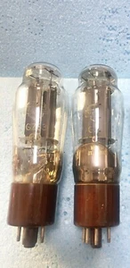 Mullard GZ33 Brown Base O Getter NOS Testing Matched Pair - Bild 1 von 10