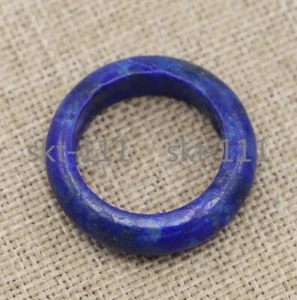 Natural Blue Lapis Lazuli Gemstone Mens Womens Ring Band Grade AAA Size 7-10 # - Picture 1 of 3