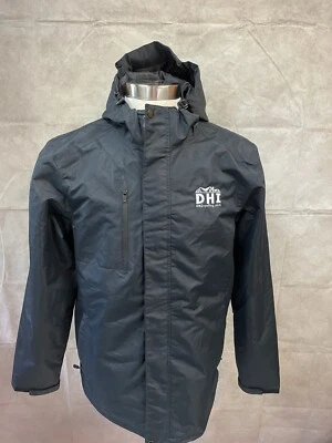 Port Authority DHI Men’s Dark Blue Hooded Rain Stopper Jacket Size M - Image 1 of 4