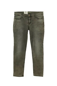 MAC Carri Pipe Authentic Stretchjeans Pantaloni Donna Dritto Fit Grigio TG 34 - Picture 1 of 4