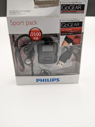 Philips GoGear Raga 2 GB MP3 Player 500 Songs - Working Condition 
