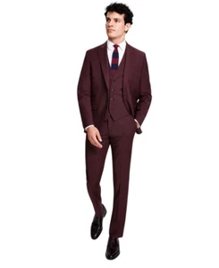 Bar III Men's Slim-Fit Suit Jacket (Burgundy, 42S) - Picture 1 of 5