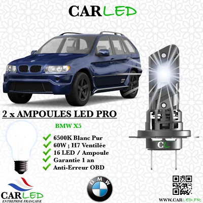 KIT AMPOULE LED BMW X5 E53 - Photo 1/3