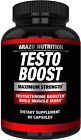 TESTOBOOST Test Booster Supplement - Potent & Natural Herbal Pills, 90 Caps