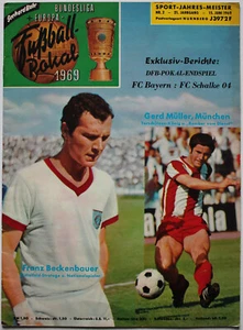 FUSSBALL G BAHR DFB-POKAL EC-CUP EP BL DM 1969 BECKENBAUER MÜLLER BAYERN MÜNCHEN - Bild 1 von 1