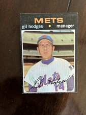 1971 TOPPS BASEBALL#183 GIL HODGES NEW YORK METS EXCELLENT++ ⚾️⚾️⚾️