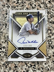 2023 Topps Tier One Talent Paul Molitor Auto 33/199 Minnesota Twins HOF 🔥