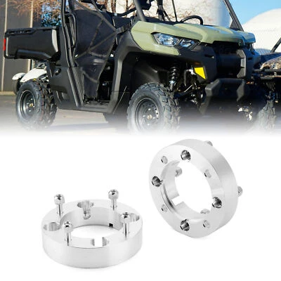 2* 1.5" 4x137 Wheel Spacers M10x1.25 For Can-am Renegade Traxter Defender 5/8/10 - Image 1 of 4