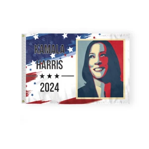 AGAS Kamala Harris 2024 Flag-Stars & Stripes Design, varie misure - elezioni USA - Foto 1 di 37