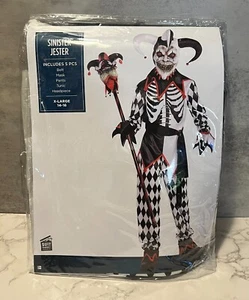 Sinister Jester Halloween Costume for Boys, Size X-Large 14-16 BRAND NEW - Picture 1 of 1