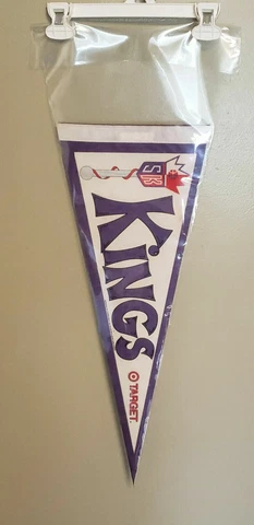 SACRAMENTO KINGS NBA  FELT PENNANT WITH HOLDER 1/23/21 Cover