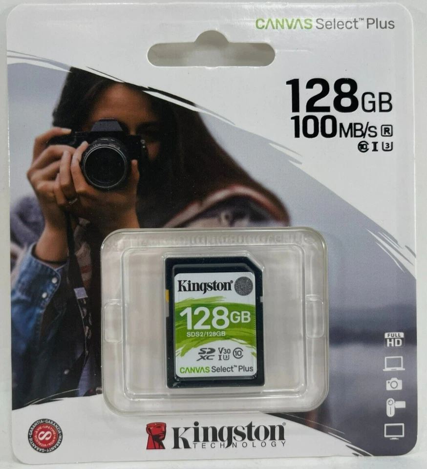 Kingston Canvas Select Plus 128gb Micro SD Card Sds2/128gb