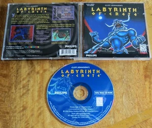 Cliff Johnson's LABYRINTH OF CRETE de Philips Interactive (PC CD-ROM, 1996) EN MUY BUENA CONDICIÓN - Imagen 1 de 2