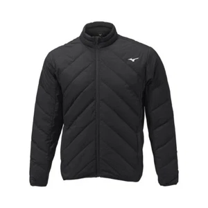 Mizuno Breath Thermo Move Down Jacket Black UK Size Small - Picture 1 of 4