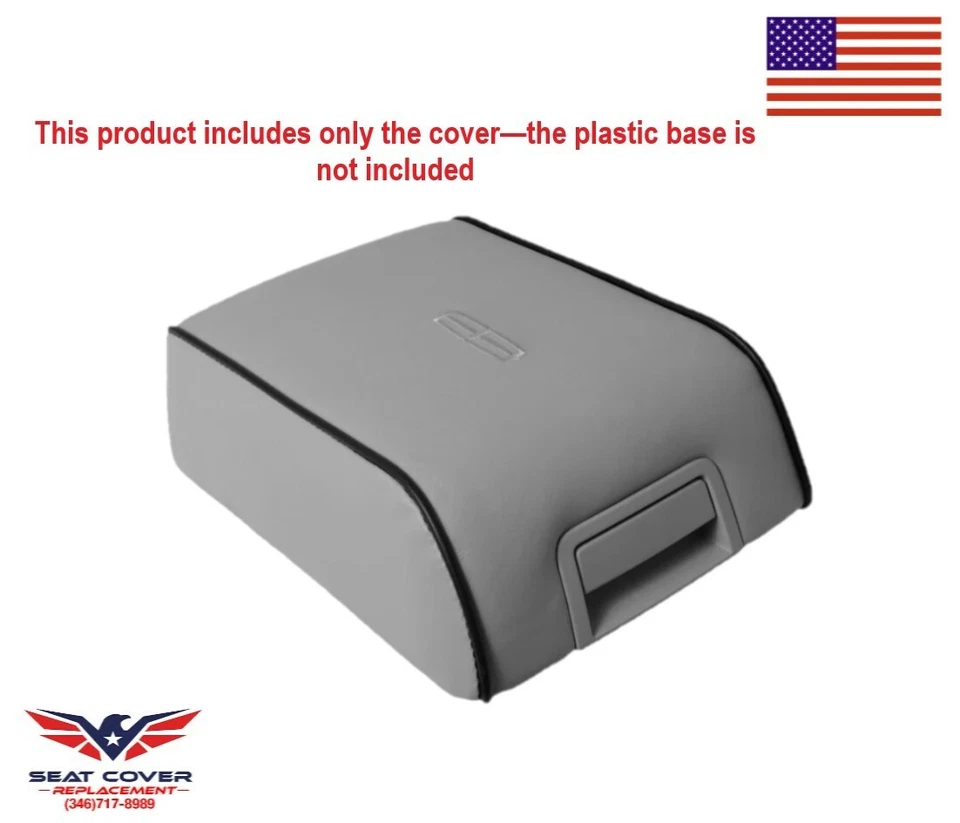 2006 2007 2008 For Lincoln Mark LT Center Console Cover – Gray Vinyl - Image 1 of 4