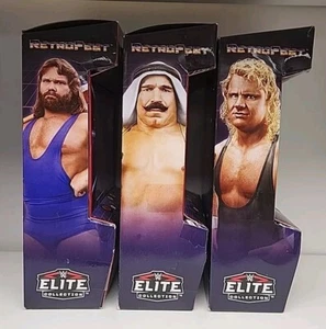 WWE Elite Collection RetroFest Mr. Perfect Hacksaw Jim Duggan Iron Sheik MIP - Picture 1 of 7