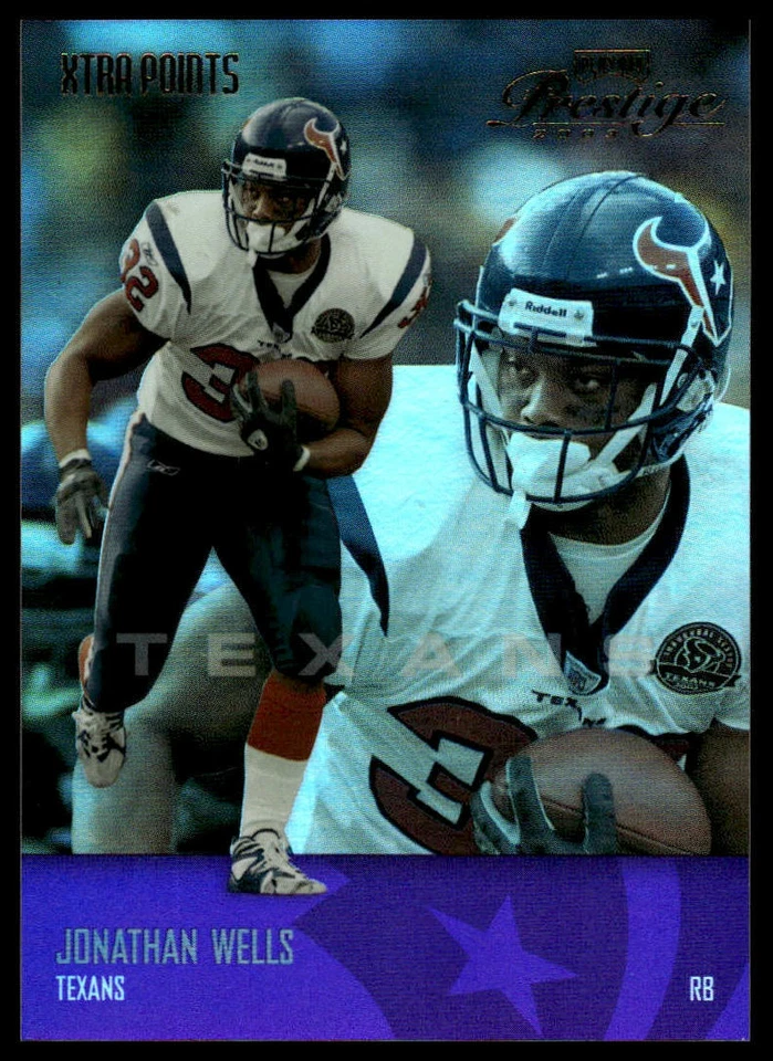 2003 Playoff Prestige #57 Jonathan Wells Xtra Points Purple #/100 - Image 1 of 2