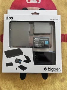 • NEUF pack Battery Batterie interchangeable nintendo 3DS Noir • - Imagen 1 de 6