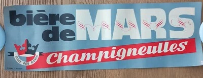brasserie de Champigneulles ancienne affiche bière de mars - Photo 1/4