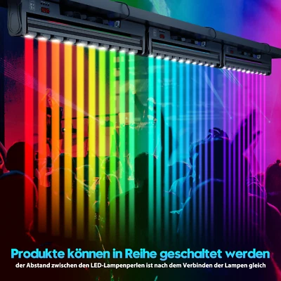 250W RGBW 10 LED Wallwasher Beam Moving Head Licht Bar DMX Strobe DJ Show Strahl - Bild 1 von 4