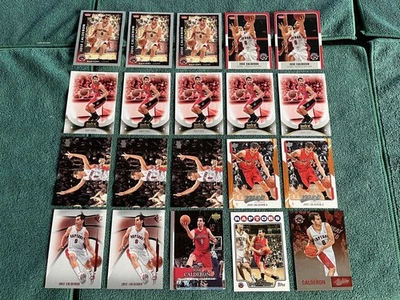 JOSE CALDERON LOT of 20 2009-10 cards PISTONS UPPER DECK MVP SP TOPPS FLEER - Image 1 of 4