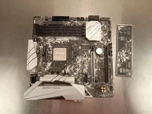 b450m steel legend Mainboard Und AMD Ryzen 7 5700 G Cpu - Bild 1 von 12