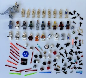 Lego Star Wars Minifiguren ca. 30 Stück sowie Waffen Helme Ersatzteile Konvolut - Bild 1 von 10