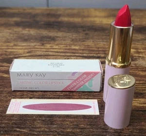 Mary Kay Lasting Color Lippenstift Richest Raspberry RED 4730 0,14OZ NEU ViNTAGE - Bild 1 von 4