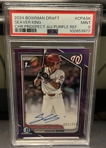 2024 Bowman Seaver King Auto /250 PSA 9 - Picture 1 of 2
